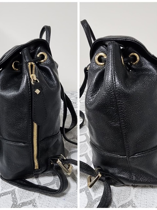 Authentic MCM Vintage Leather Backpack Black main image 4